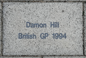Damon Hill Silverstone brick